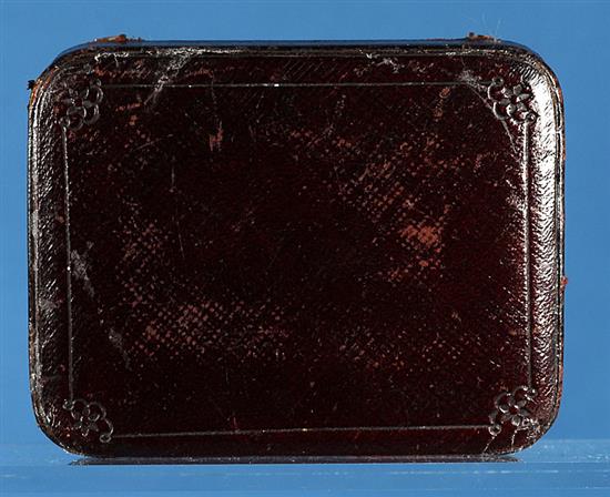 An early Victorian silver table snuff box, Length 4”/100 mm Width 47mm Weight 8.1oz/230grms